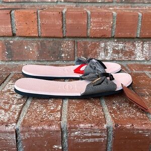 Havaianas You St Tropez Shine Flip Flops in Ballet Rose Women's Size 9/10 US